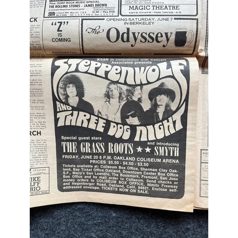 1970s Berkeley Bark CounterCulture, Black Panther Party, Underground Newspaper,